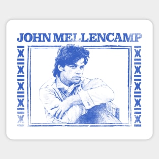 John Mellencamp //// Vintage Style Faded Design Sticker